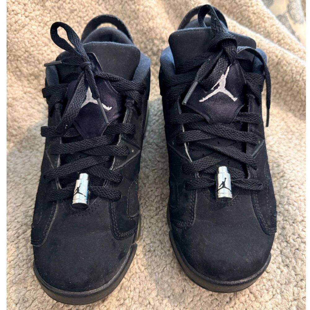 Air Jordan 6 Retro Low BG "Chrome" size 6Y Youth